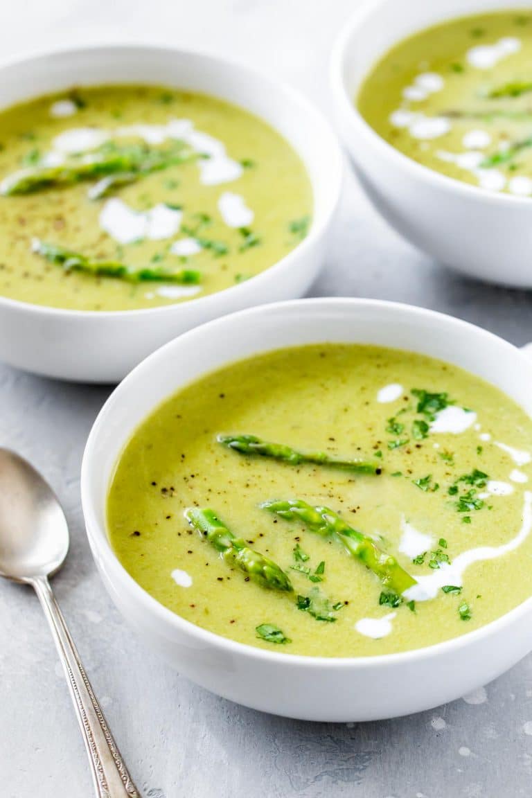 creamy asparagus soup – light, velvety & spring fresh