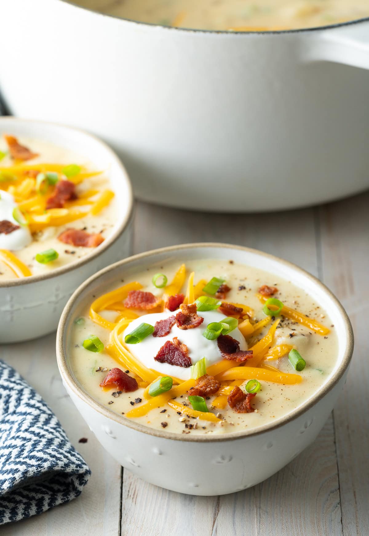 loaded baked potato soup – ultimate comfort in a bowl