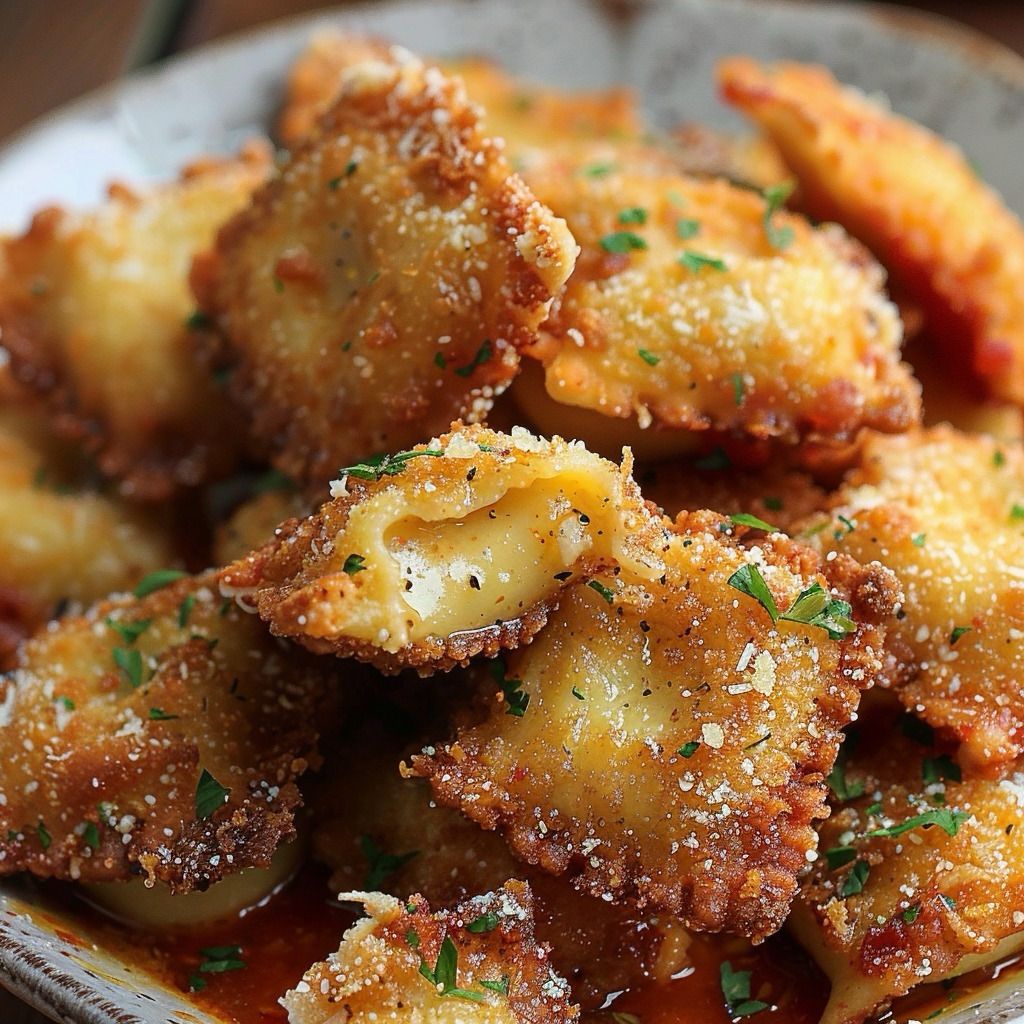 toasted ravioli – crispy & golden, air fryer or oven style