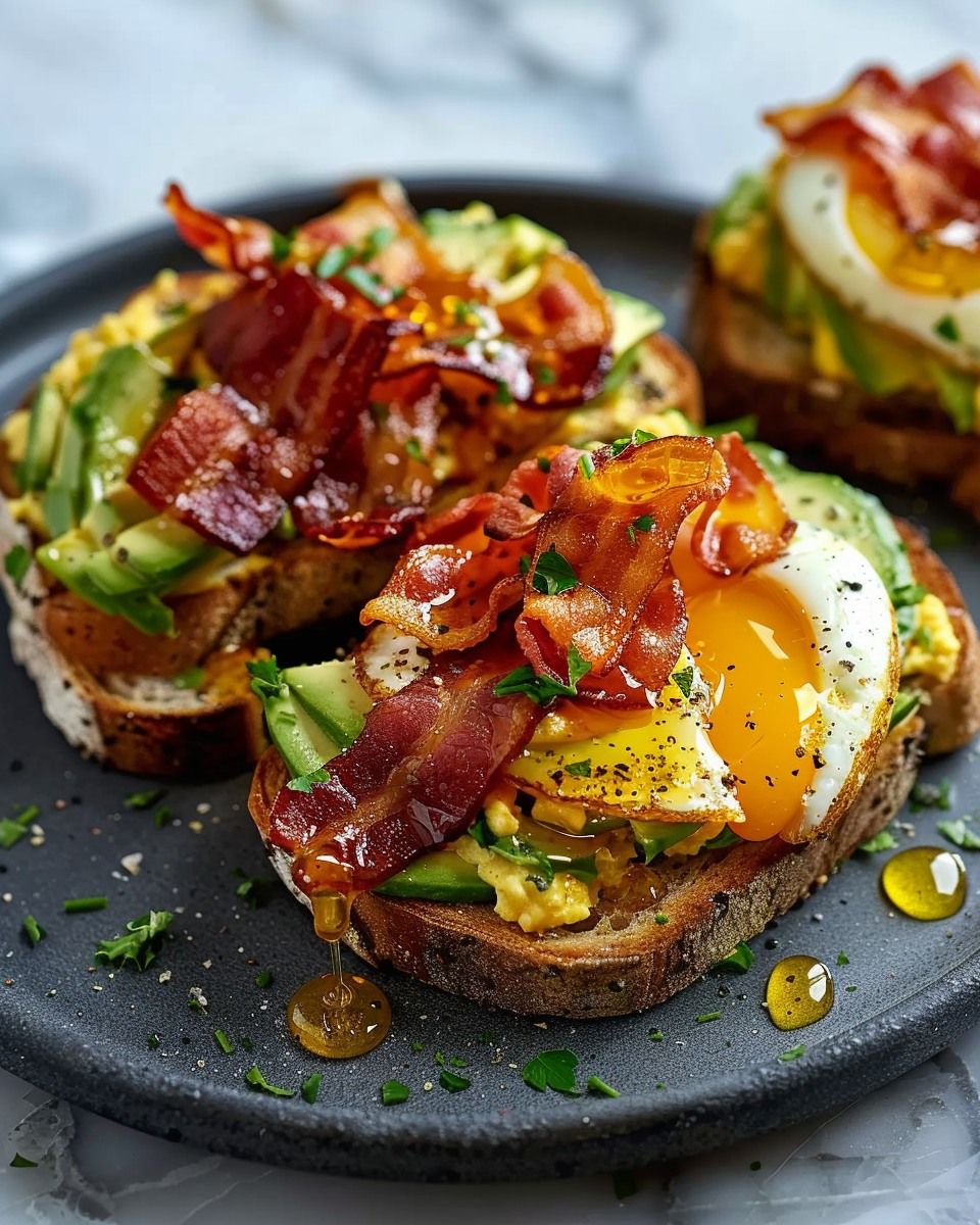 avocado bacon & egg toast — the ultimate savory breakfast
