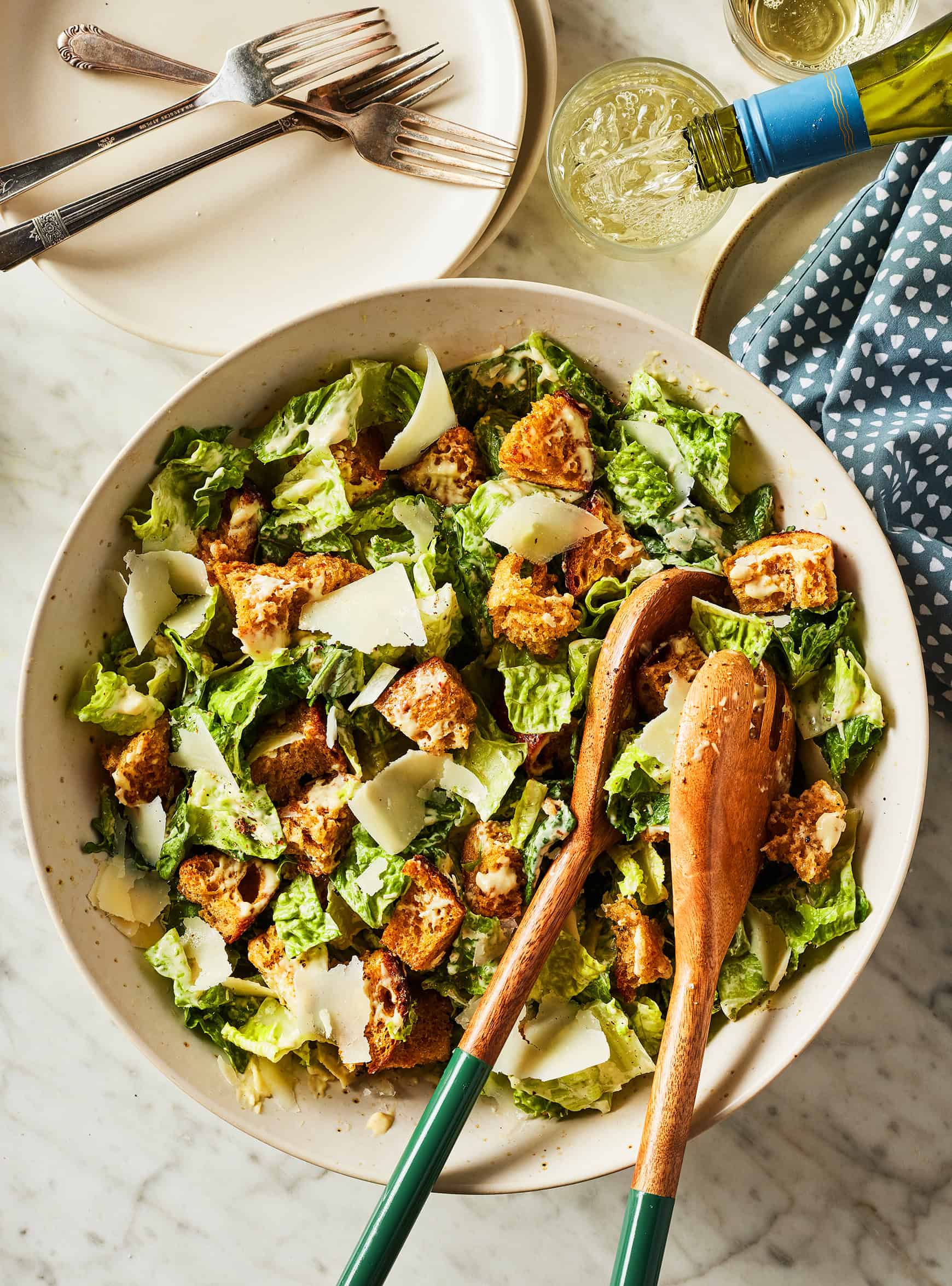 best caesar salad recipe ever — crispy, creamy & loaded with flavor!