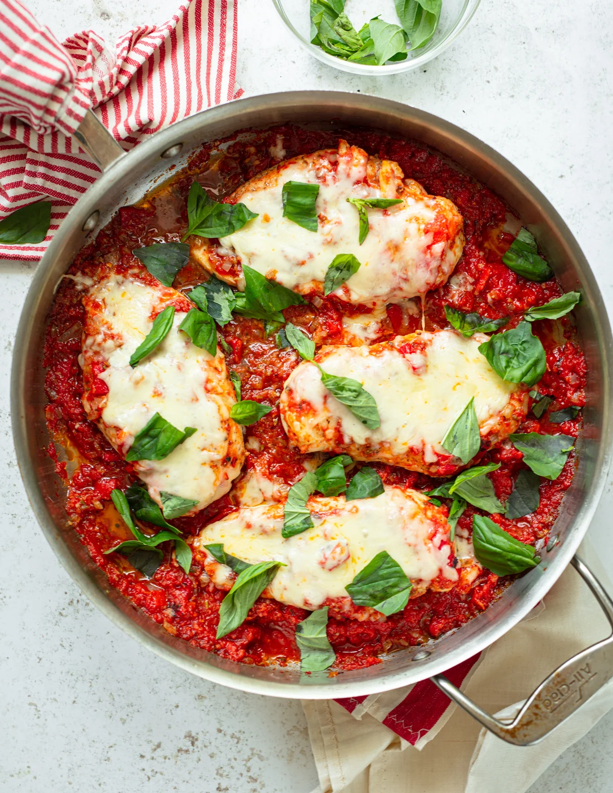chicken and mozzarella bake — cheesy, comforting & flavor packed