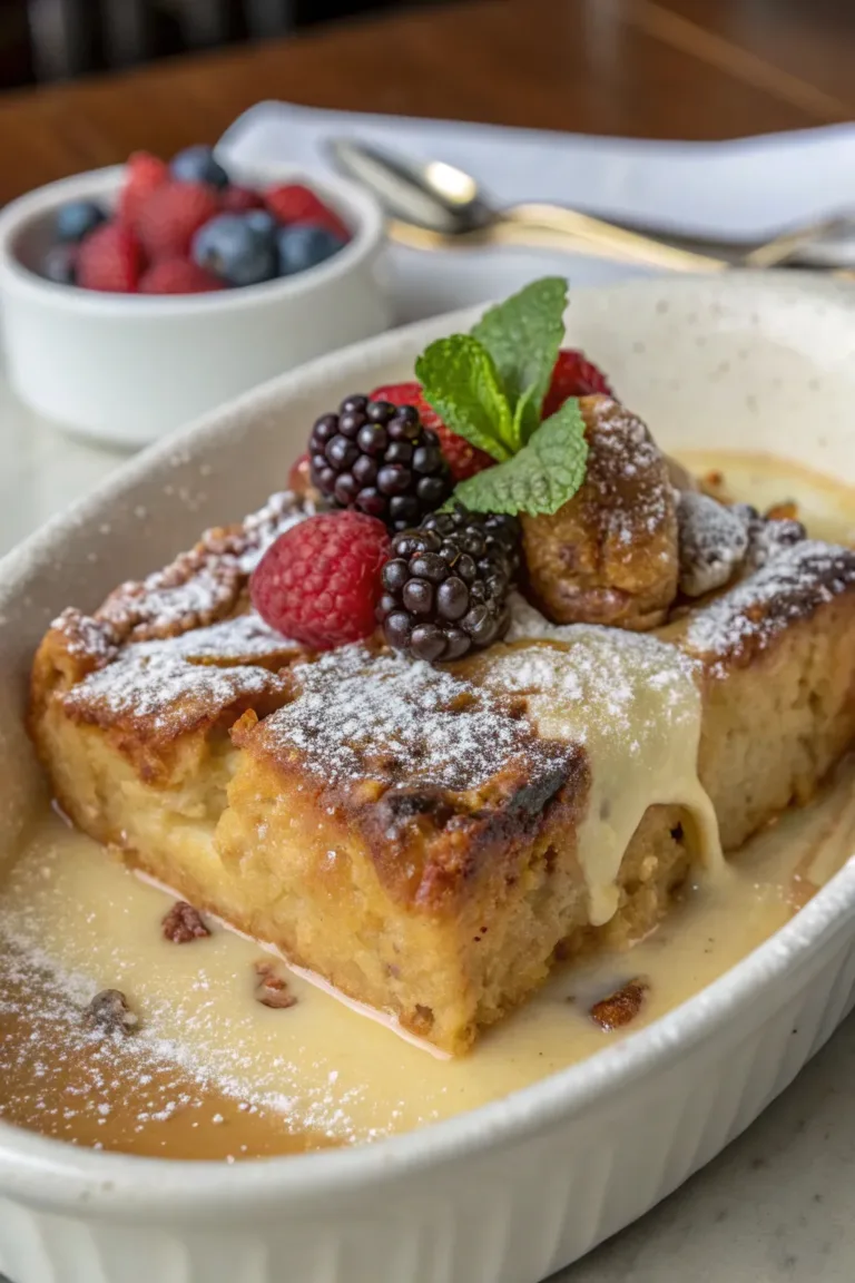 classic new orleans bread pudding — southern decadence in every bite