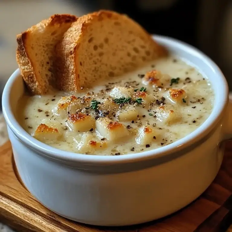 country french garlic soup — rustic, healing & full of flavor