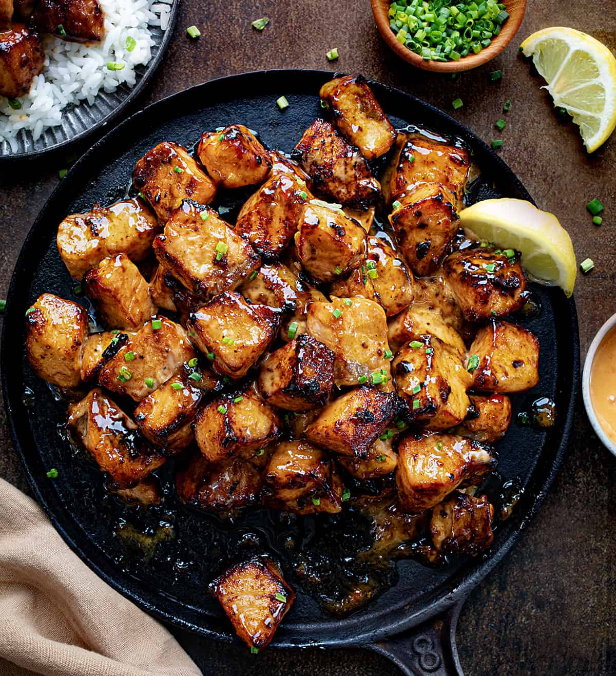 crispy bang bang salmon bites — sweet & spicy seafood perfection