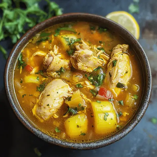 cuban chicken soup — warm & hearty latin comfort bowl