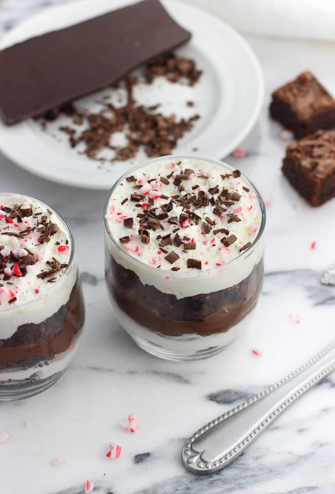 easy st. patrick’s day brownie trifle — layers of chocolate bliss