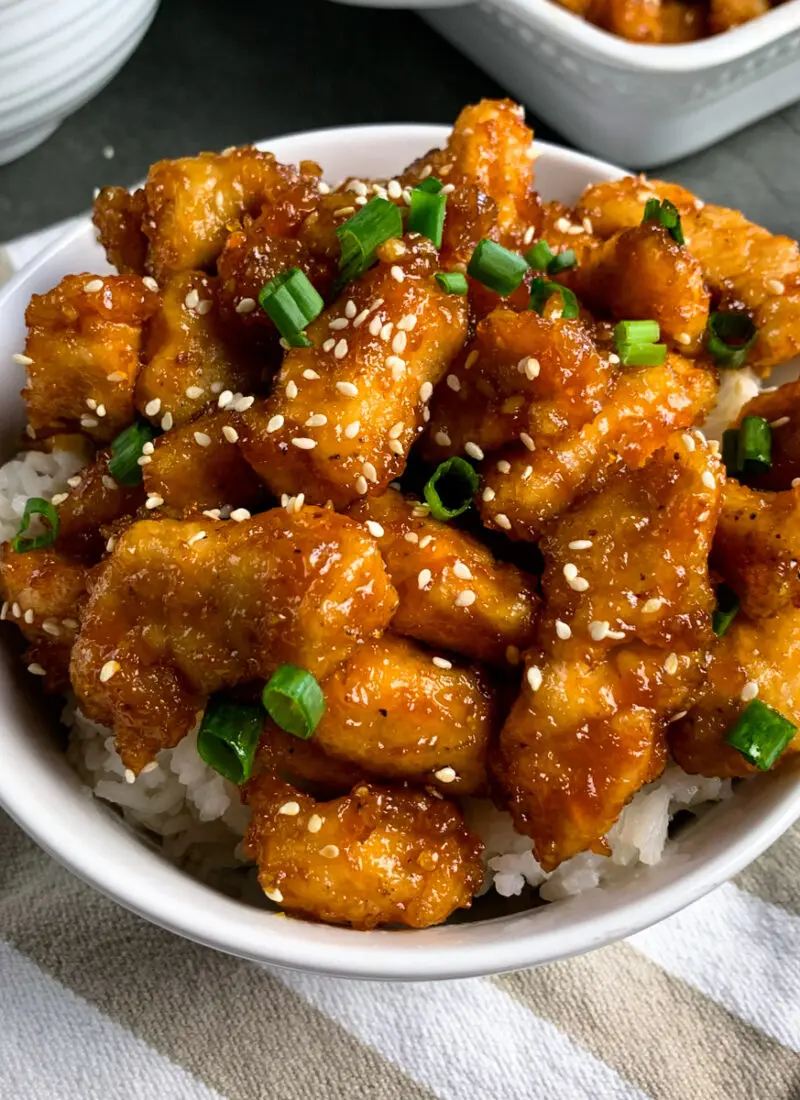 oven baked sweet and sour chicken — crispy, flavorful & easy!