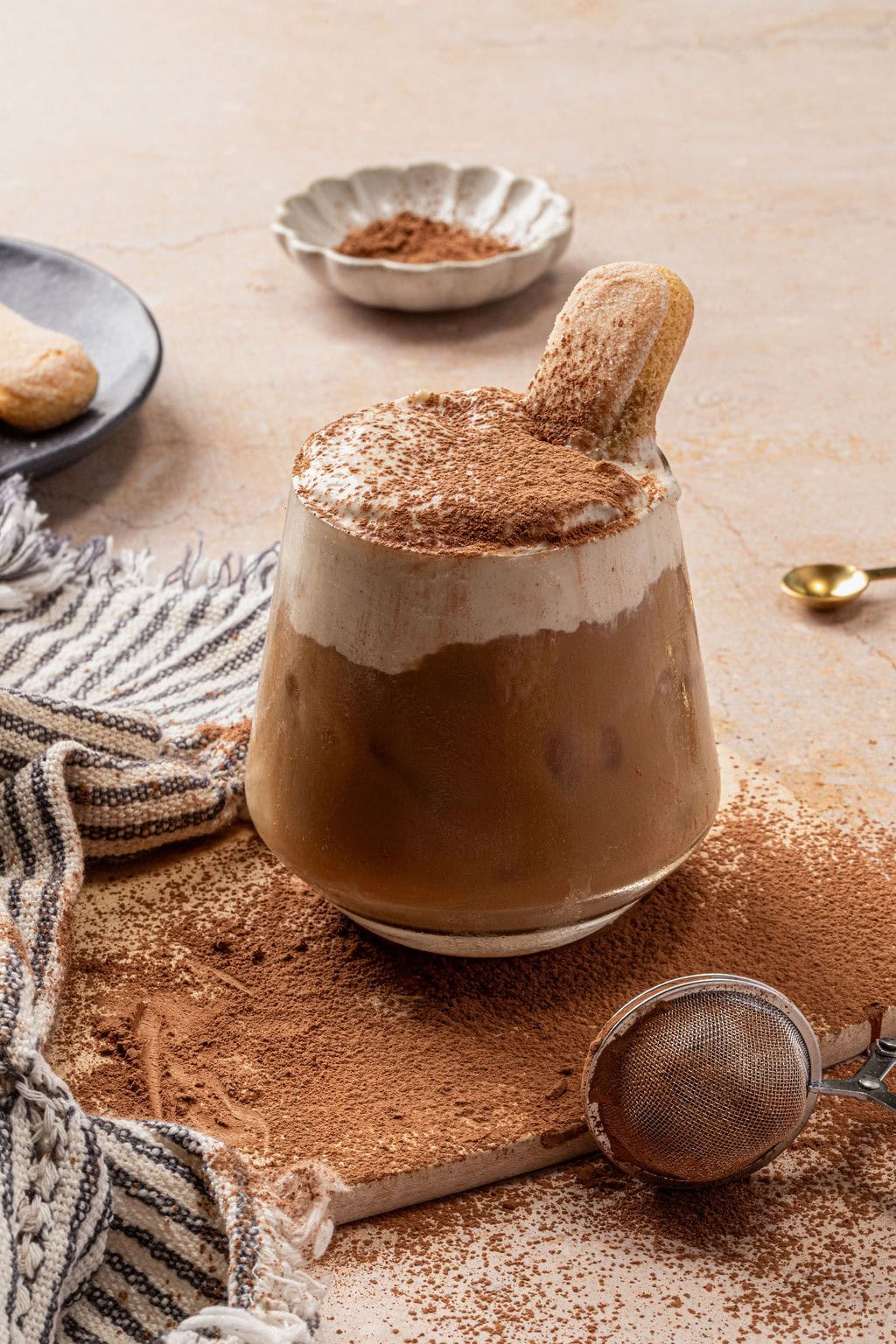 tiramisu iced latte — dessert inspired iced latte you’ll crave daily
