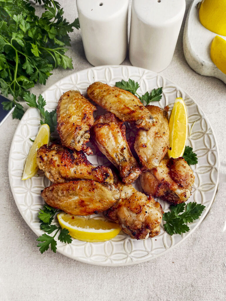 air fryer crispy lemon pepper wings — zesty & crunchy finger food